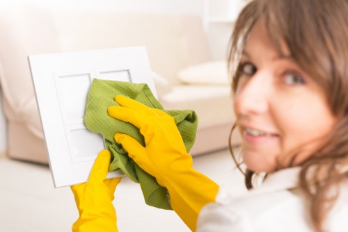 Mayfair oven cleaning service removing grease from oven racks